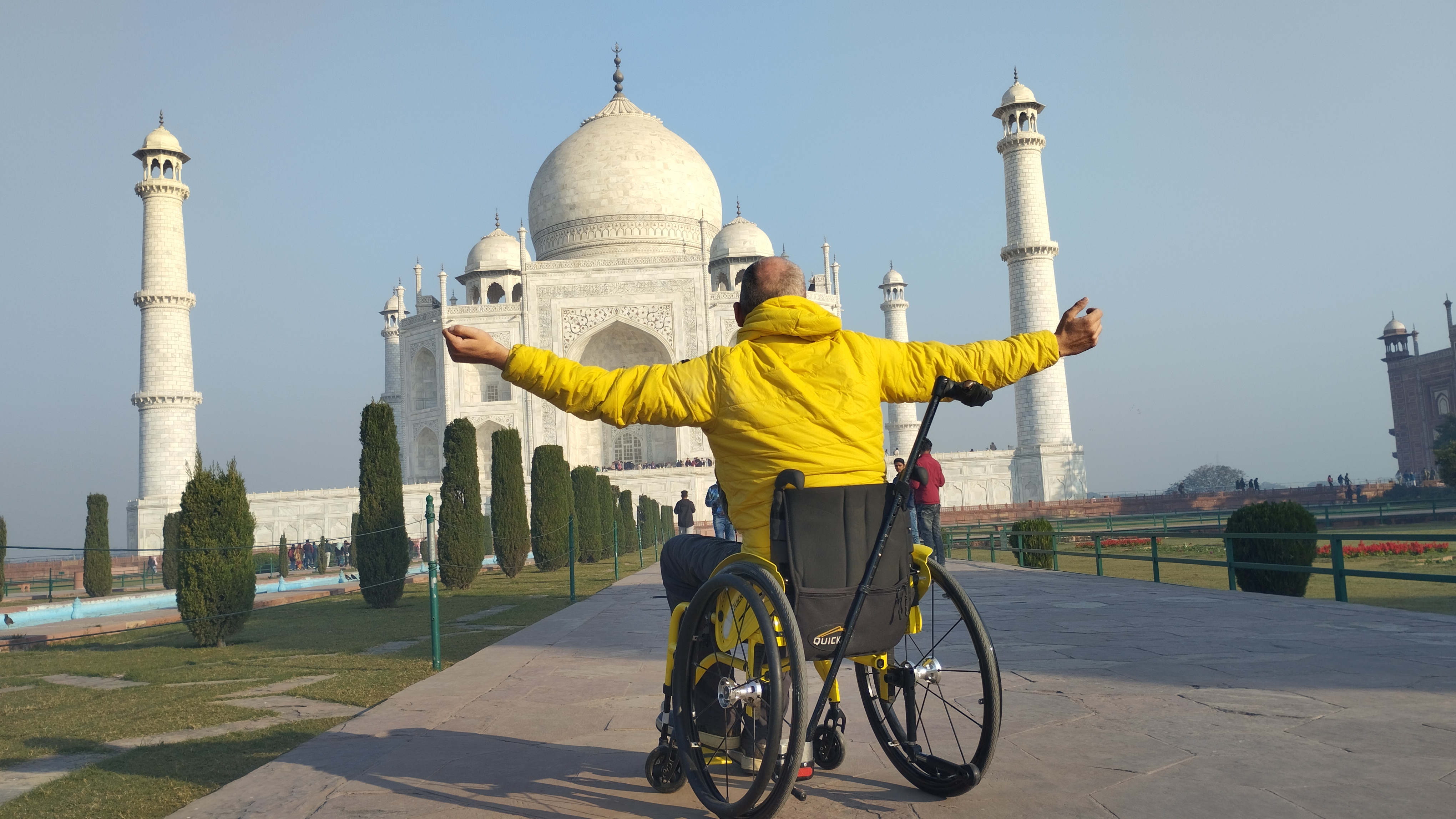 Le Taj Mahal en fauteuil roulant