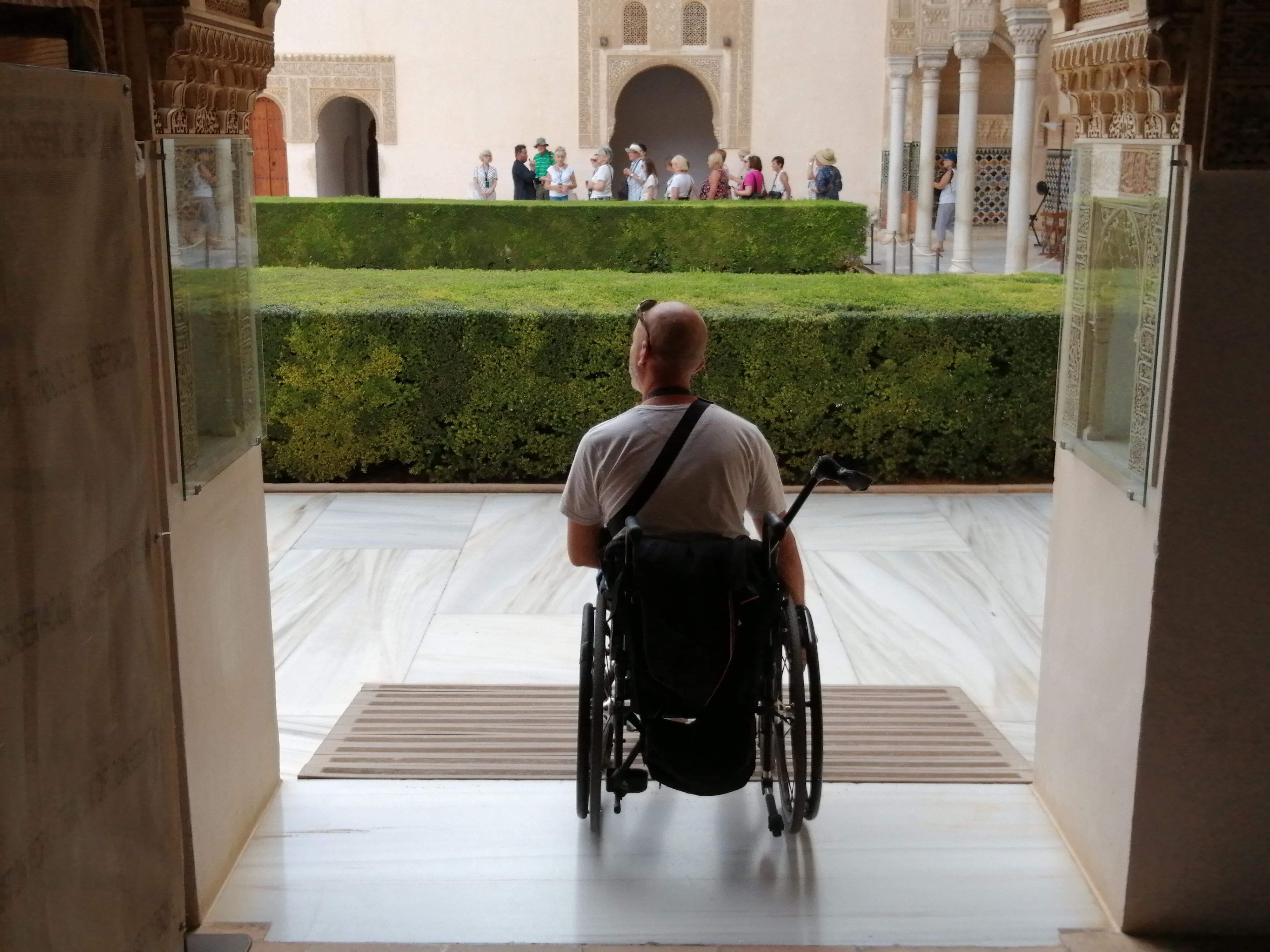 Visite des jardins de l'Alhambra
